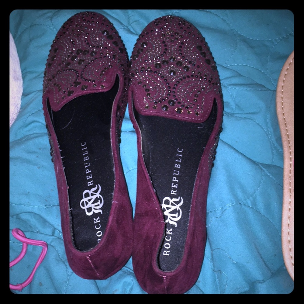 Flats size 6 worn once